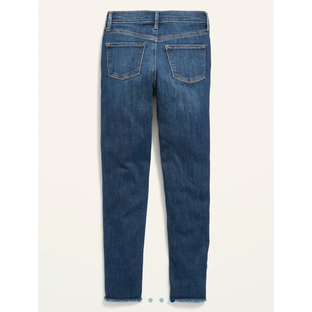 Old Navy High Waisted Rockstar 360° Stretch Jeggings - Dark Medium Wash, Size 14